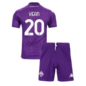 Billiga Fiorentina Moise Kean #20 Hemmatröja Barn 2024-25 Kortärmad (+ Korta byxor)